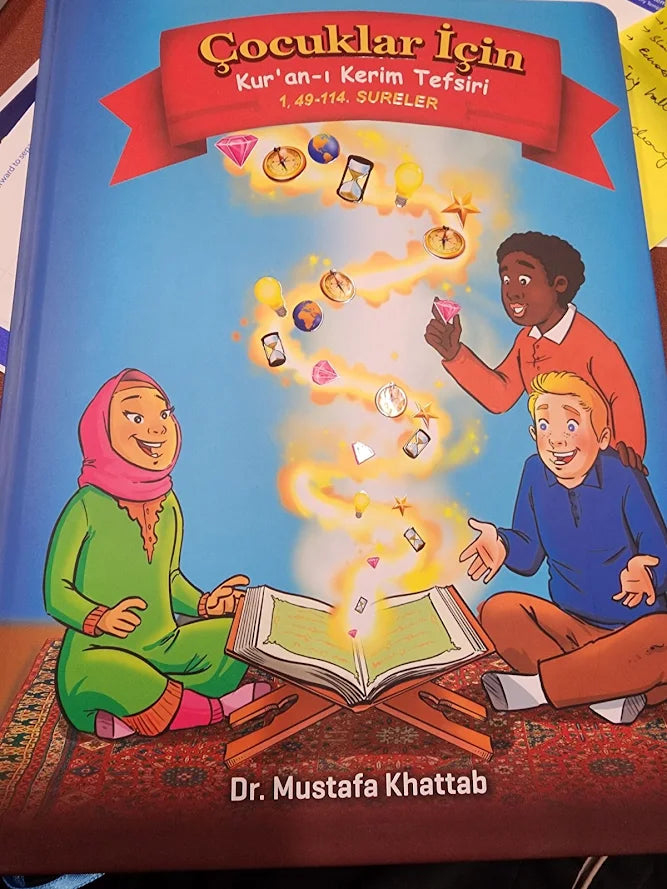 The Clear Quran® Tafsir for Kids - Surah 1, and 49-114 Volume 4 | Hardcover (Turkish)