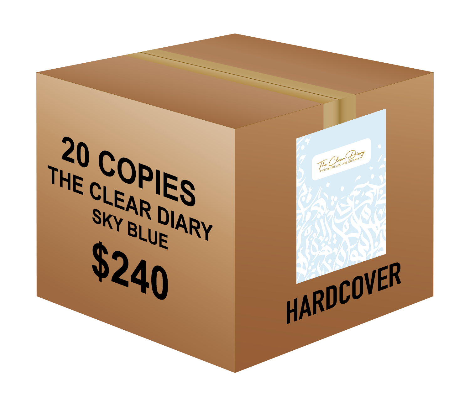 The Clear Diary - Blue, 20 Copies Bulk