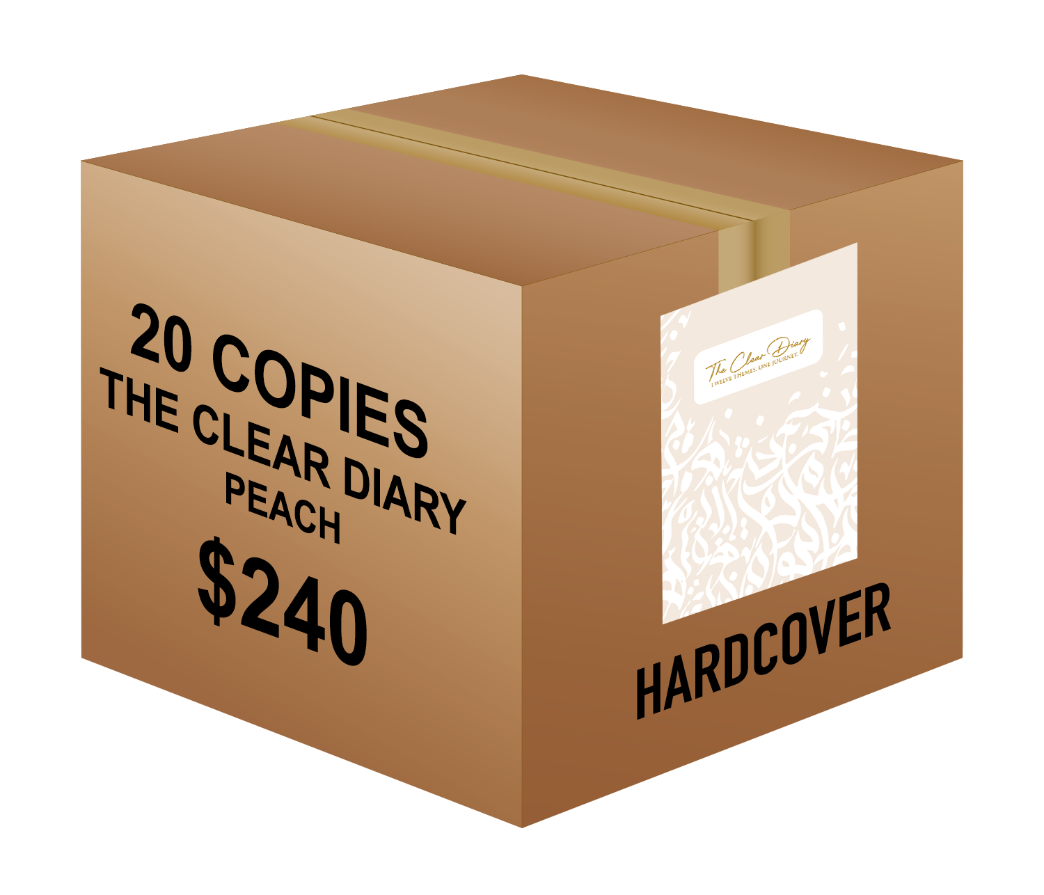 The Clear Diary - Orange, 20 Copies Bulk