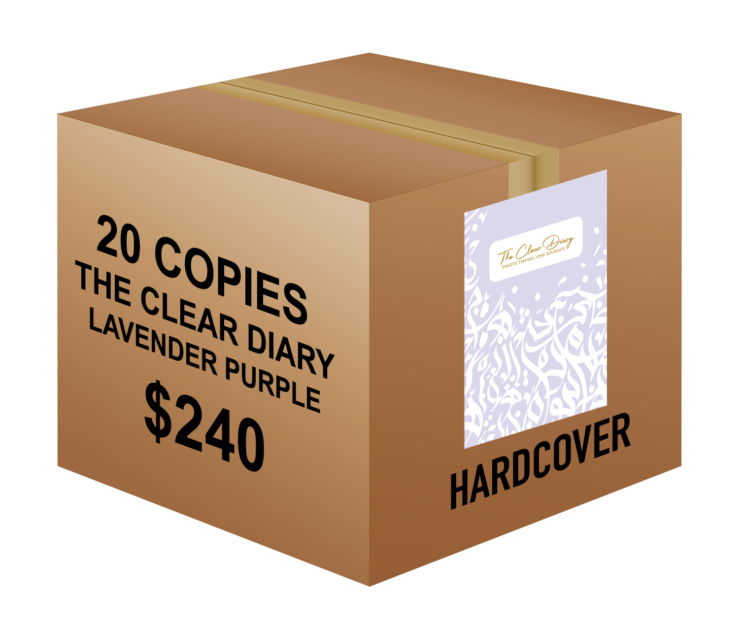 The Clear Diary - Purple, 20 Copes Bulk
