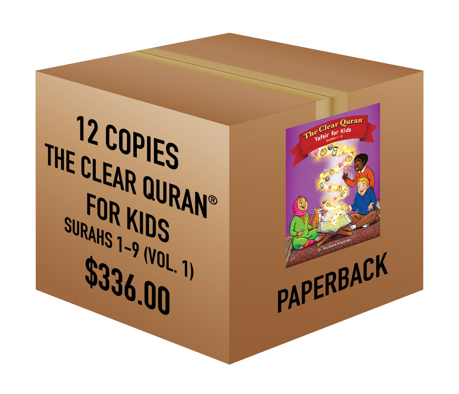 The Clear Quran® Tafsir for Kids Surahs 1-9 Volume 1 | Paperback, 12 Copies Bulk