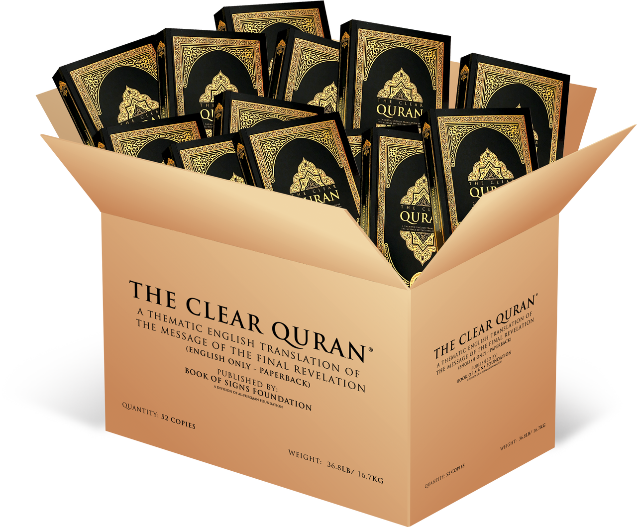 The Clear Quran® Series By Dr. Mustafa Khattab 52 Copies Bulk