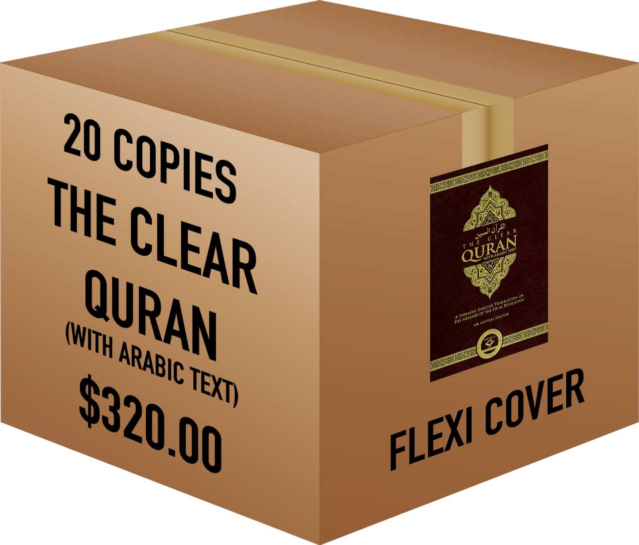 The Clear Quran® Series – With Arabic Text - Parallel Edition | Flexi Cover (Light Weight Flexible Cover), 20 Copies Bulk